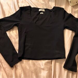 Babaton Black Long Sleeve Top
